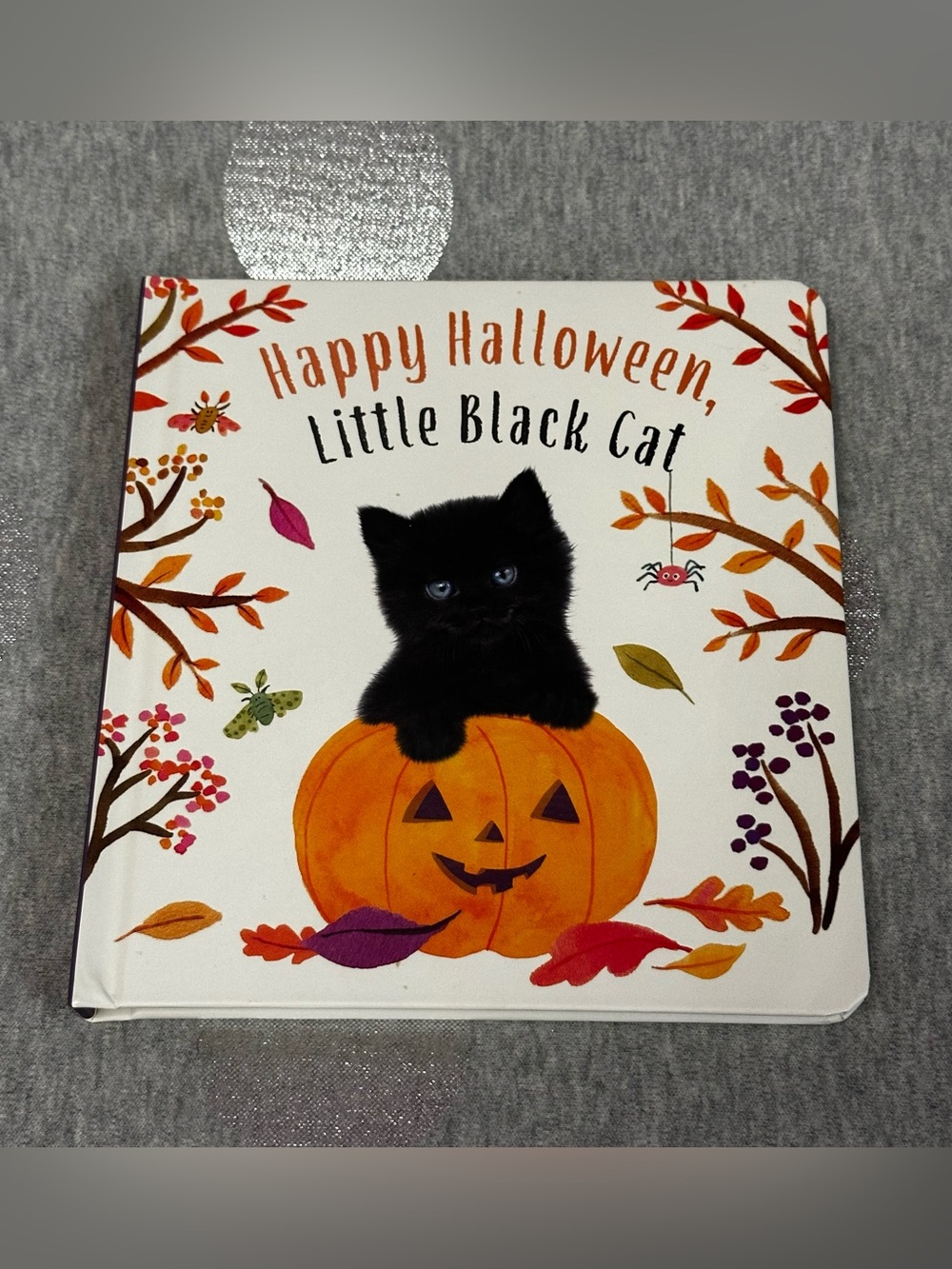 5 for $15! Happy Halloween Little Black Cat Hardcover Book